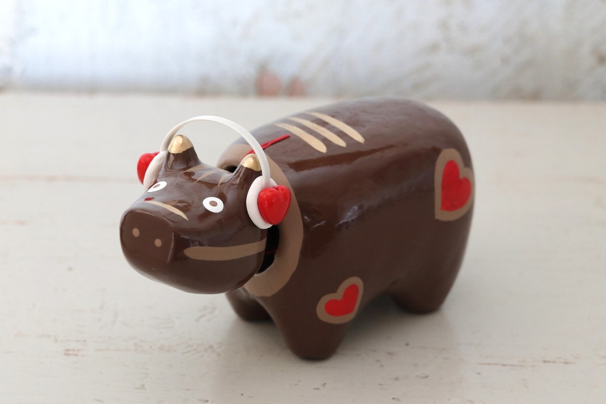 野沢民芸オンラインショップ / カラフルべこ 1号 ※送料無料対象外